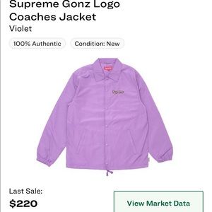 Authentic jackets supreme Gonz Logo